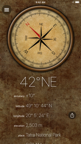 Compass × screenshot