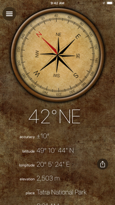 Compass × screenshot 1
