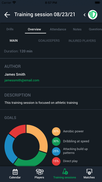 YouCoach Soccer App Screenshot