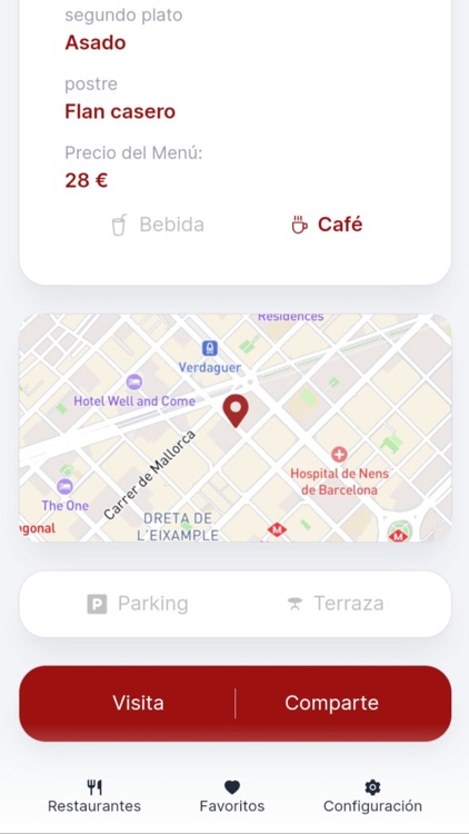 Menu Diario - Menu del día