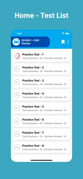 Game screenshot Florida HSMV Permit Test mod apk