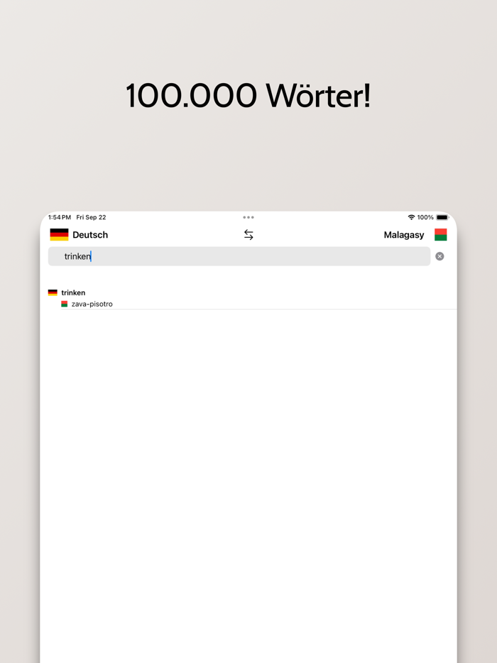 Malagasy-Deutsch Wörterbuch
