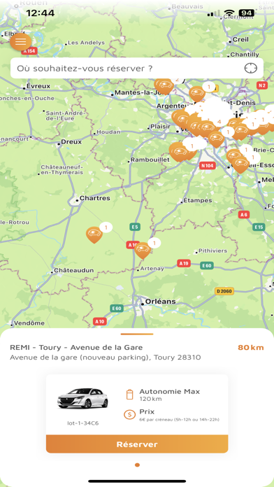 Remi+ Autopartage Screenshot