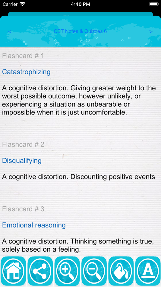 #5. Cognitive Behavioral Therapy 1 (iOS) โดย: Tourkia CHIHI