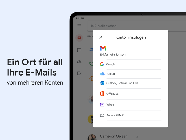 ‎Gmail – E-Mail von Google Screenshot