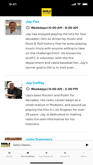 KCLL-FM Screenshot