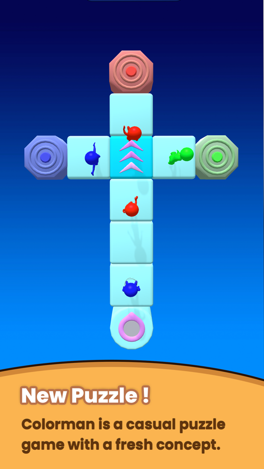 #1. Colorman - In The Cube World (iOS) 由: Fire Bear Labs.