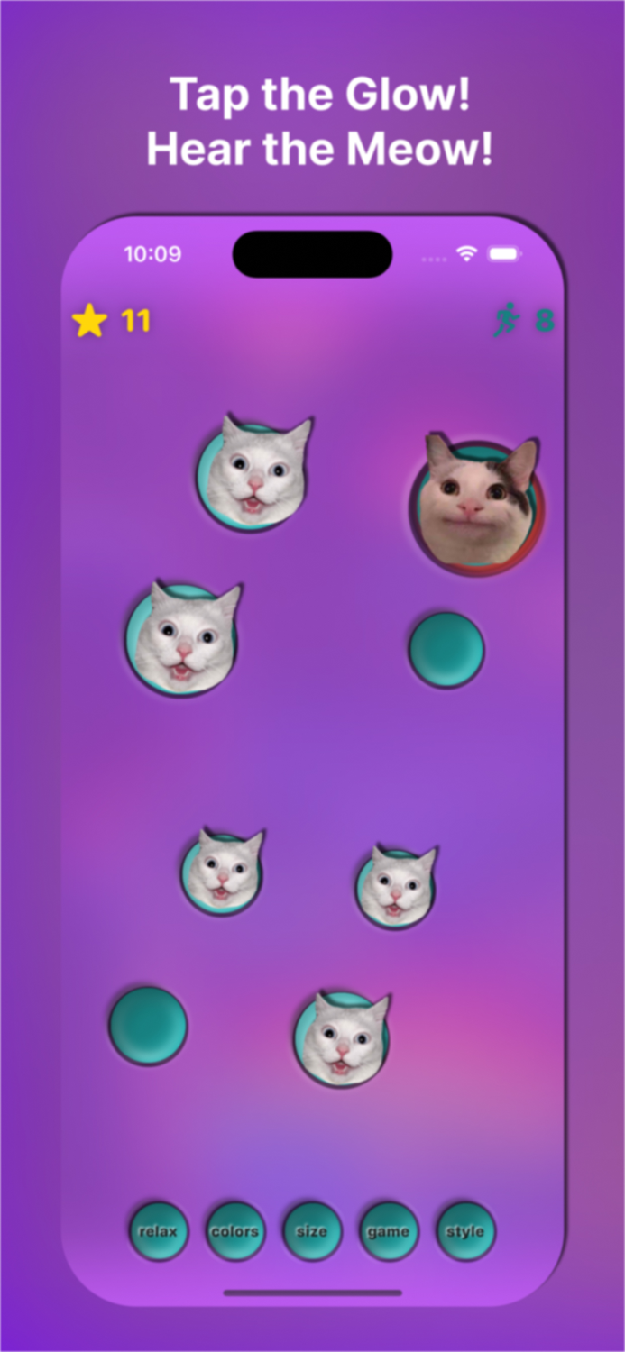 Fidget Buttons and Cats Meows