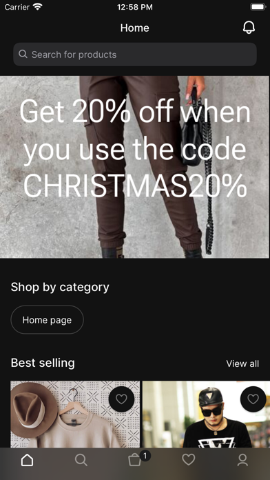 RaveTee Boutique Screenshot
