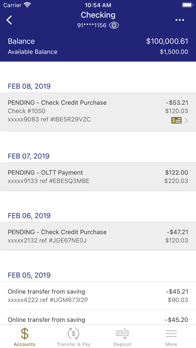 Blue Chip FCU Screenshot