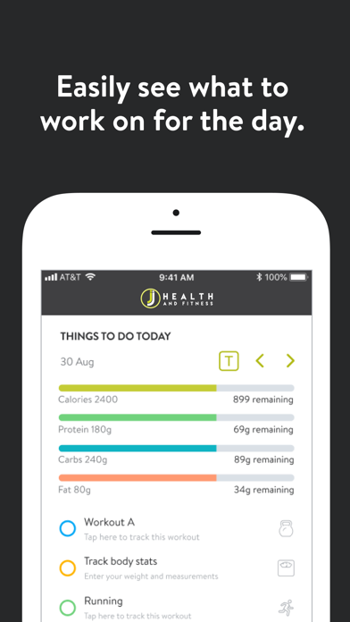 JJs Health and Fitness Screenshot