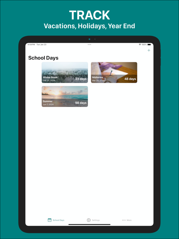 Screenshot #1 for School Days Counter & Widget