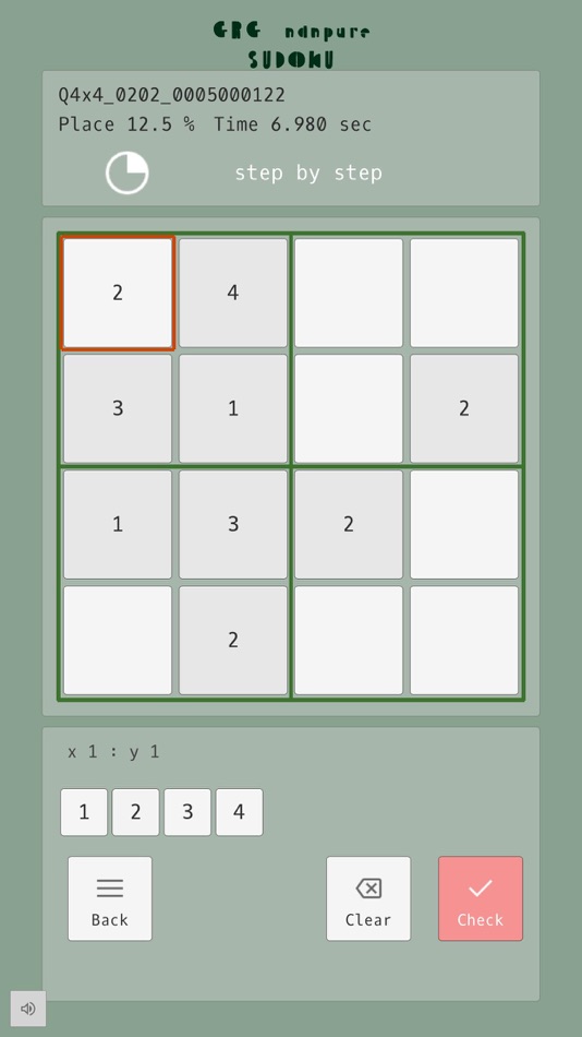 #8. GRG nanpure SUDOKU (iOS) 由: Ground Road Technology, LLC