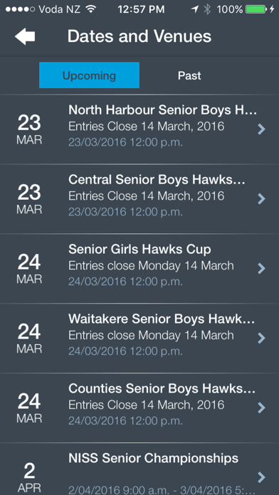 College Sport Auckland Screenshot
