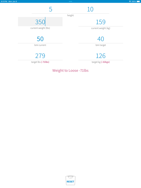 Screenshot #6 pour Target BMI Calculator