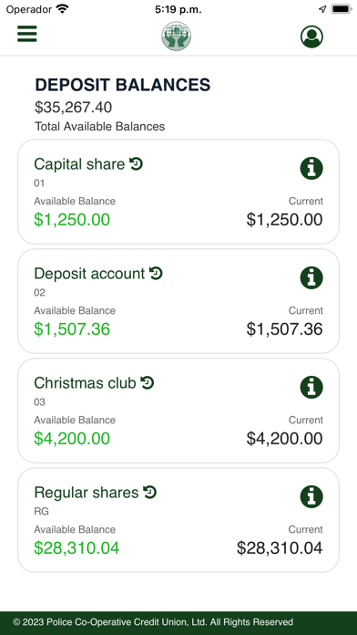 PCCUKN Mobile Banking Screenshot