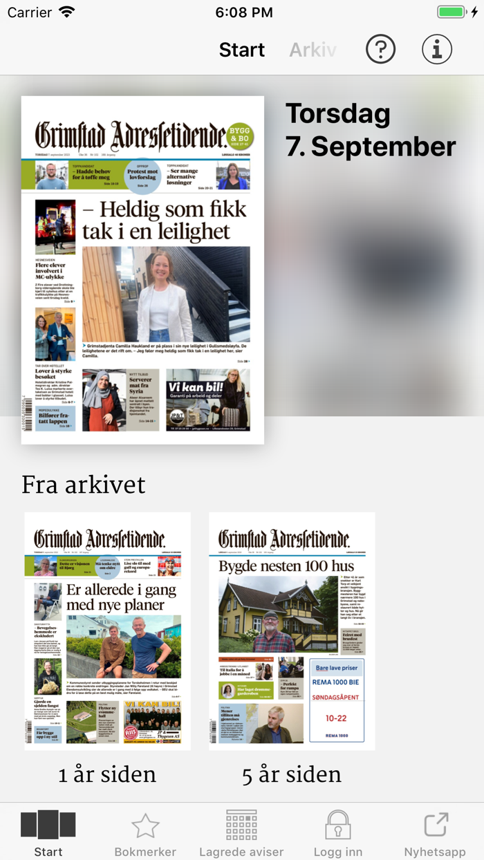 Grimstad Adressetidende eAvis