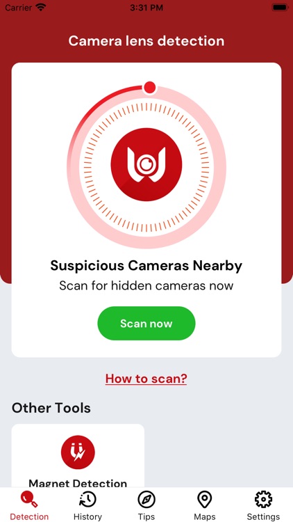 OUTFIND - FIND HIDDEN CAMERAS
