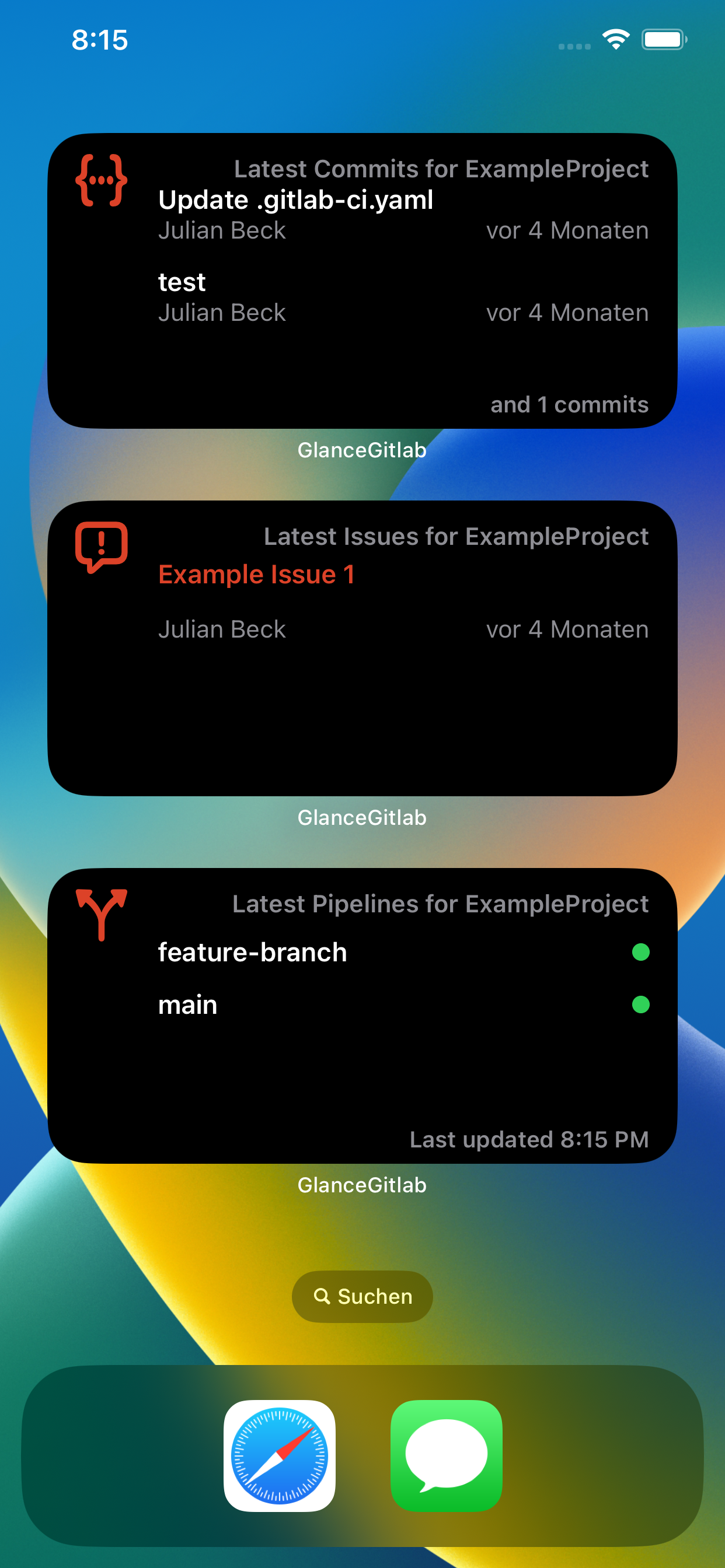 Glance for Gitlab