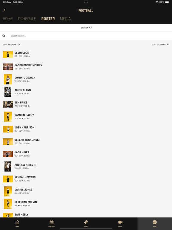 Wake Forest Demon Deacons iPad screenshot 5 - Sports app