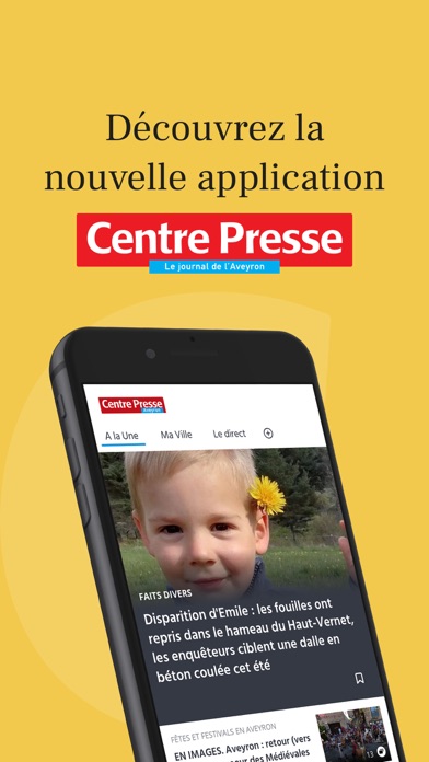 Screenshot #1 pour Centre Presse Aveyron - Actus