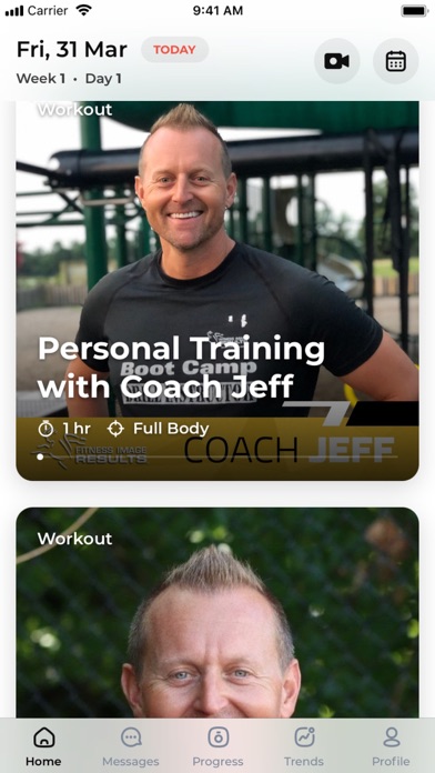 Fitness Image Results Screenshot