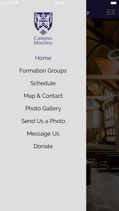 Carroll Campus Ministry Screenshot