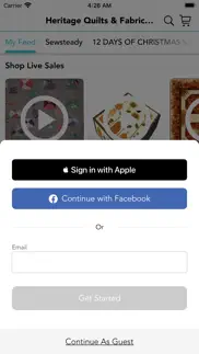 heritage quilts & fabric shop iphone screenshot 1