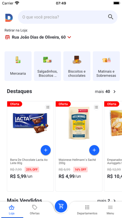Diniz Supermercados Screenshot