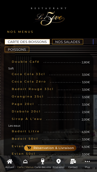 Restaurant Le Five Screenshot