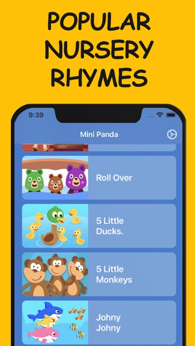 Mini Panda Baby Nursery Rhymes Screenshot