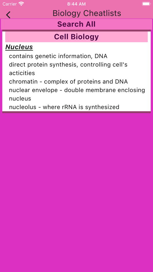 #8. Biology Cheatlists (iOS) 由: Keith Harryman