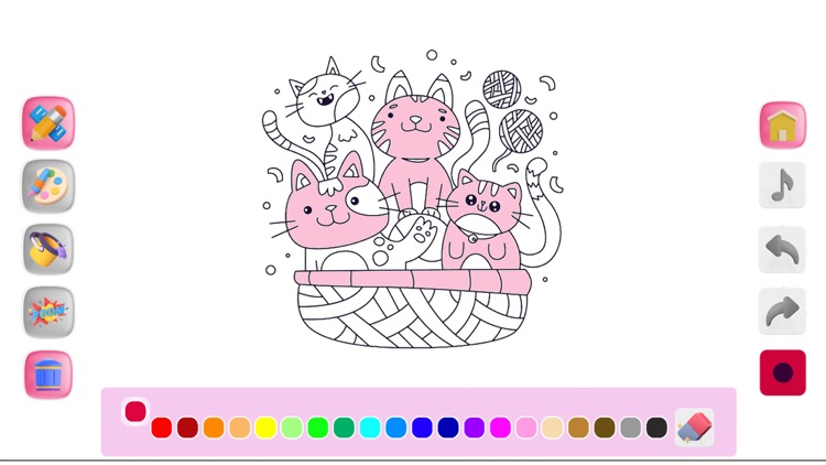 Kawaii Coloring Book Kids