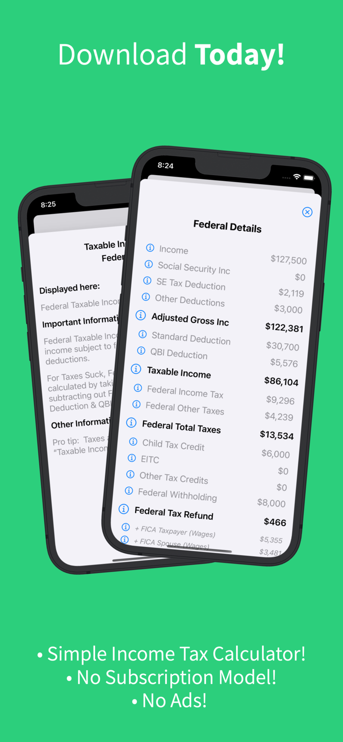 Taxes Suck USA Tax Calculator