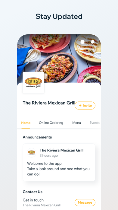 The Riviera Mexican Grill Screenshot