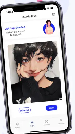 Game screenshot Pixel Avatar-AI Pixel Art Tool apk