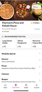 Marmaris Pizza Kebab House screenshot #3 for iPhone