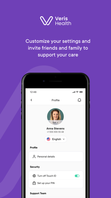 Veris Health - Patient Screenshot