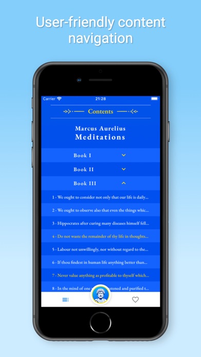 Meditations by Marcus Aurelius Screenshot