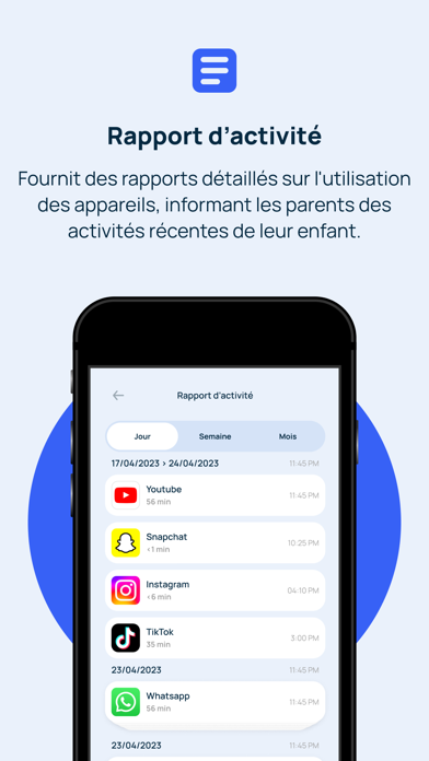 Kidcare : Contr?le parental Screenshot