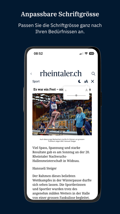 Rheintaler E-Paper Screenshot