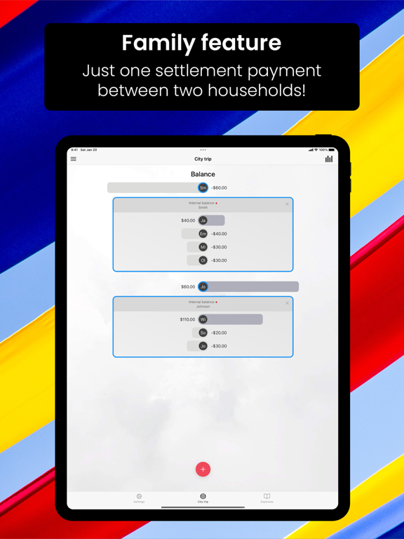 Cashinator - Split the bills iPad screenshot 7 - Finance app