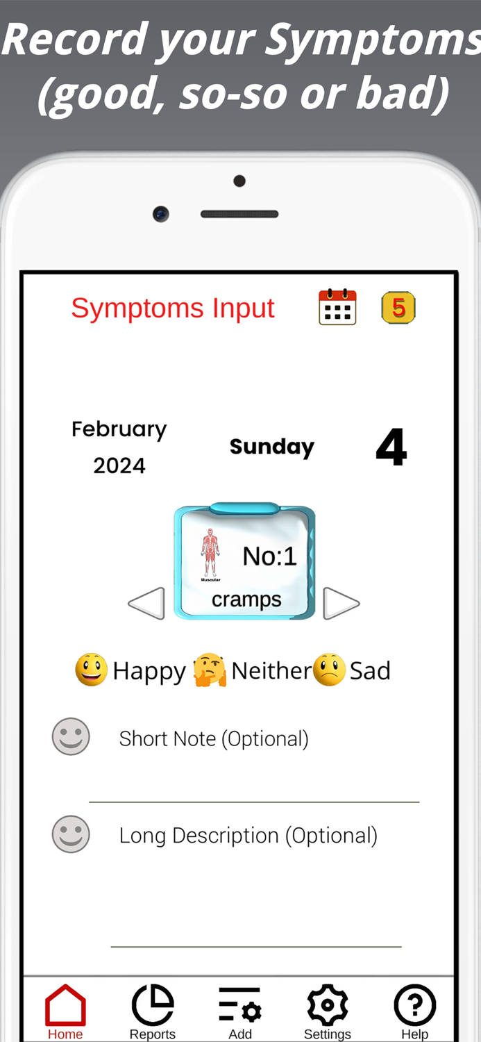 Symptoms  Activities Tracker