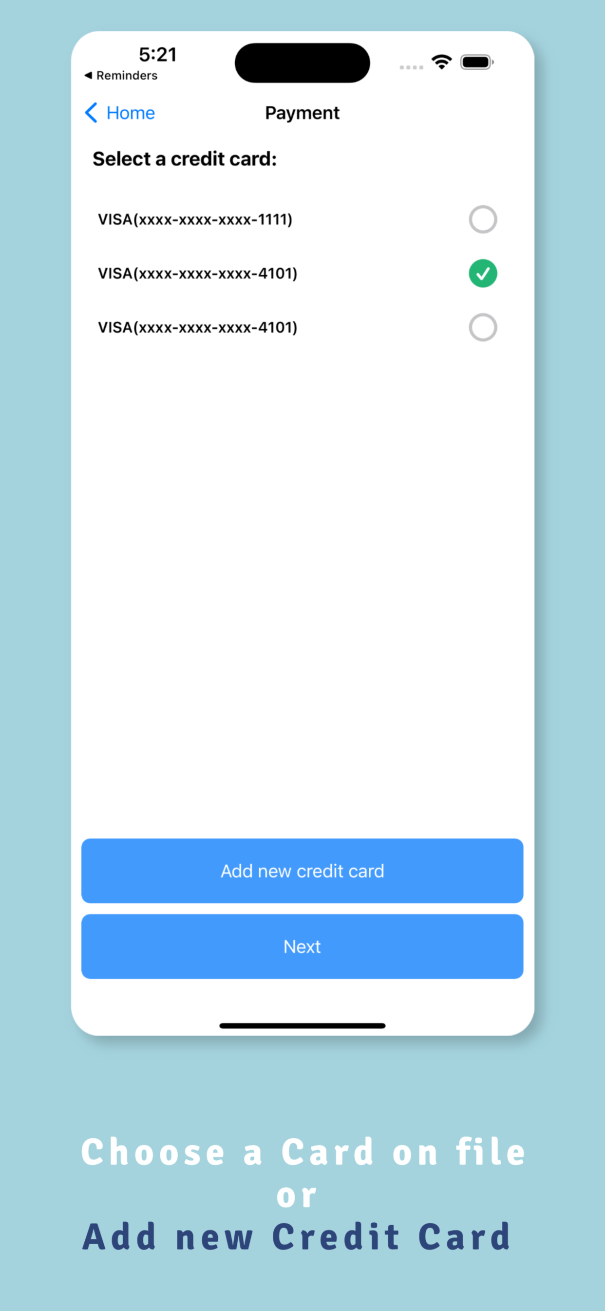 Mobile Pre-Check-in