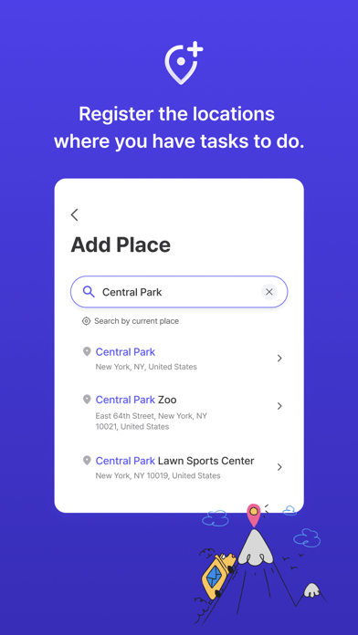 TODO At - Tasks by location Screenshot