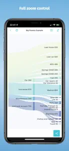 Sankey Finance Diagrams screenshot #3 for iPhone