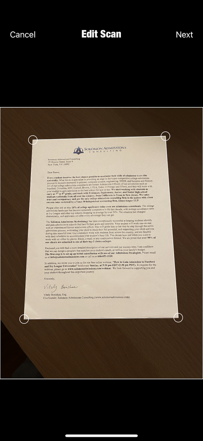 MyScan3 capture and share PDF