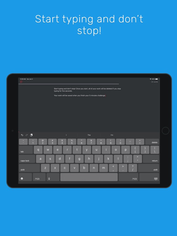 Screenshot #5 pour Don't Stop: Writing Challenge