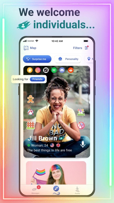 Iconist - Polyamorous Dating Screenshot