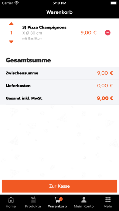 Pizza Vario Treuchtlingen Screenshot
